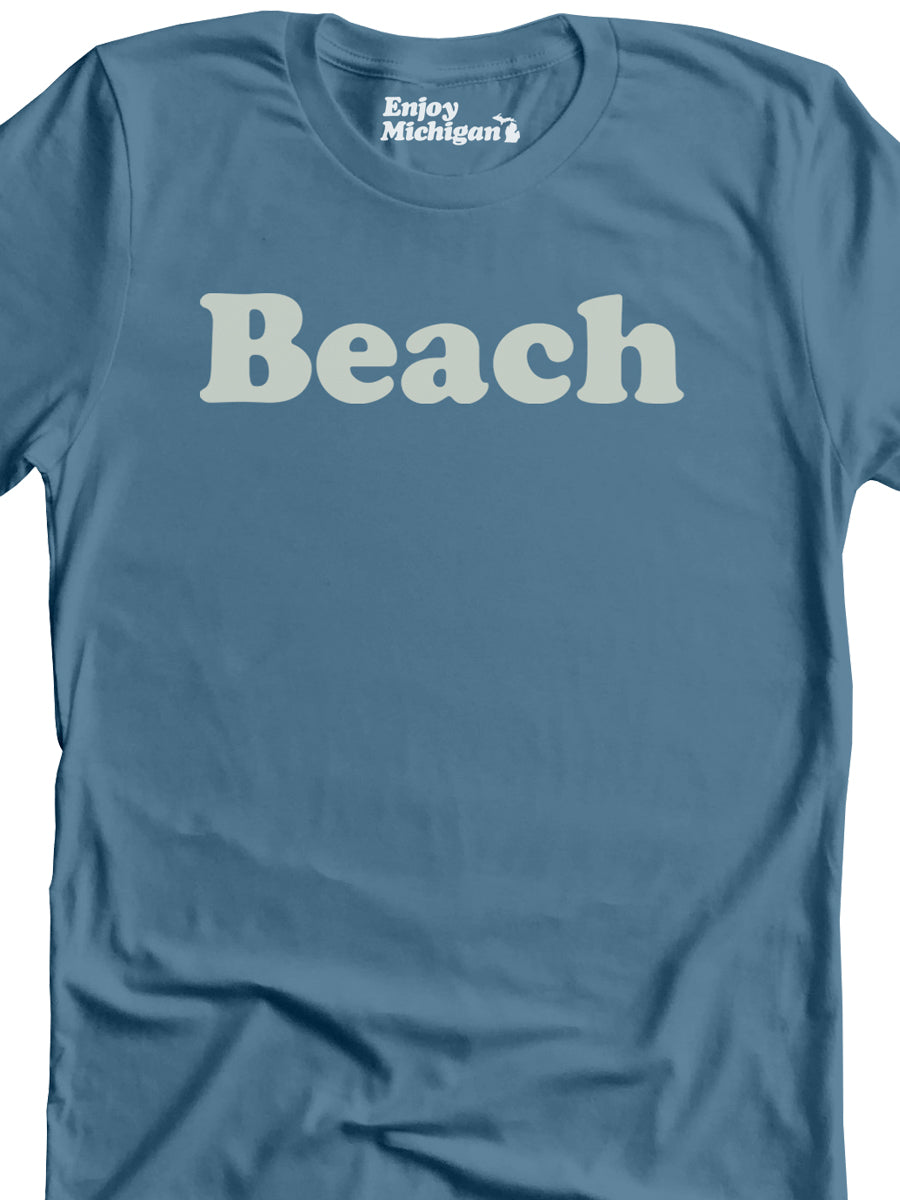 Beach Premium T-shirt - Lake Blue t-shirt Enjoy Michigan