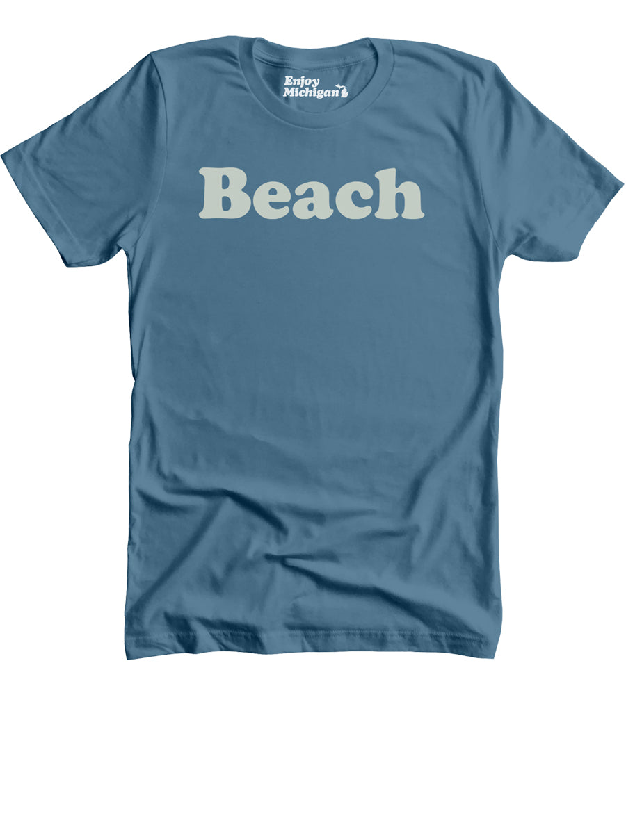 Beach Premium T-shirt - Lake Blue t-shirt Enjoy Michigan