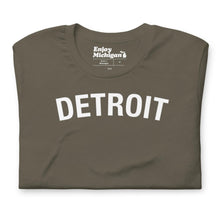 Load image into Gallery viewer, Detroit Unisex T-shirt  Enjoy Michigan Army S 
