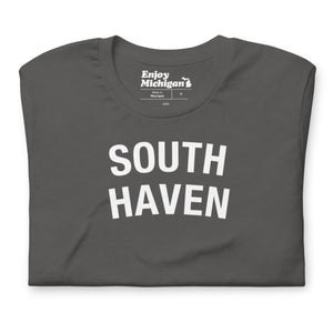 South Haven Unisex T-shirt  Enjoy Michigan Asphalt S 