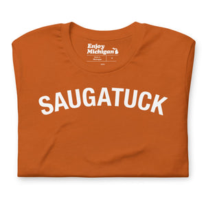 Saugatuck Unisex T-shirt Apparel & Accessories Enjoy Michigan Autumn S 