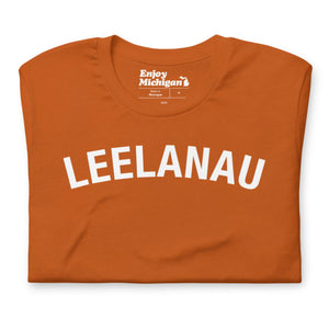 Leelanau Unisex T-shirt  Enjoy Michigan Autumn S 