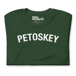 Petoskey Unisex T-shirt  Enjoy Michigan Forest S 