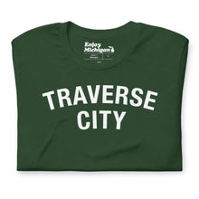 Load image into Gallery viewer, Traverse City Unisex T-shirt  Enjoy Michigan Forest S 