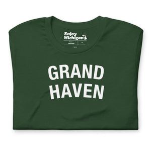 Grand Haven Unisex T-shirt  Enjoy Michigan Forest S 