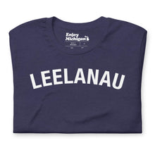 Load image into Gallery viewer, Leelanau Unisex T-shirt  Enjoy Michigan Heather Midnight Navy S 