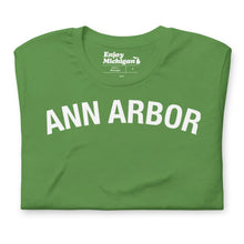 Load image into Gallery viewer, Ann Arbor Unisex T-shirt  Enjoy Michigan Leaf S Unisex