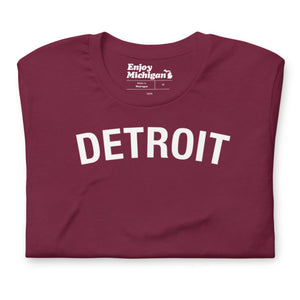 Detroit Unisex T-shirt  Enjoy Michigan Maroon S 