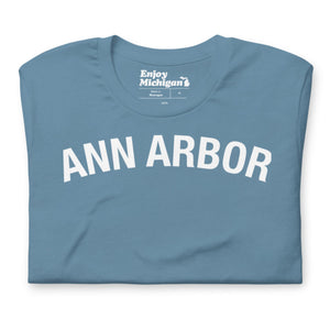 Ann Arbor Unisex T-shirt  Enjoy Michigan Steel Blue S Unisex