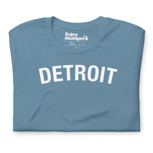 Detroit Unisex T-shirt  Enjoy Michigan Steel Blue S 