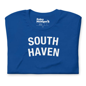 South Haven Unisex T-shirt  Enjoy Michigan True Royal S 