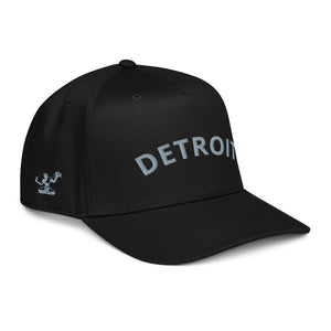 Detroit Classic Embroidered 5-Panel Cap - Black / Gray Enjoy Michigan
