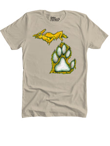 Michigan Dogman Unisex T-shirt - Sand t-shirt Enjoy Michigan   