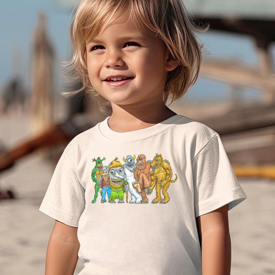 Family Photo Short Sleeve Toddler T-shirt - White  Enjoy Michigan   