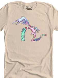 lake erie monsters apparel Great Lakes Monsters Unisex T-shirt - Sand