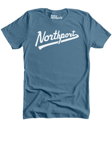 Northport Script Unisex T-shirt - Lake Blue t-shirt Enjoy Michigan   