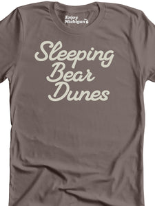 Sleeping Bear Dunes Premium T-Shirt - Pebble Brown t-shirt Enjoy Michigan   