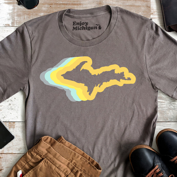 UP Unisex T-shirt - Asphalt t-shirt Enjoy Michigan   