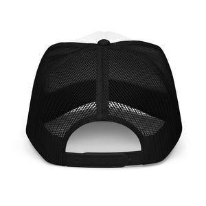 Michigan Script Foam Trucker Hat - Black  Enjoy Michigan   