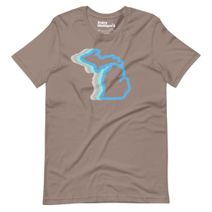 Michigan 70's Premium Unisex T-shirt - Pebble Brown  Enjoy Michigan XS  