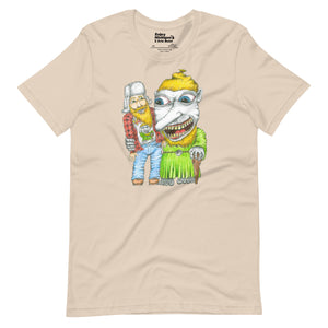 Two Brothers - Yooper & Troll Unisex Tshirt - Soft Cream t-shirt Enjoy Michigan XS  