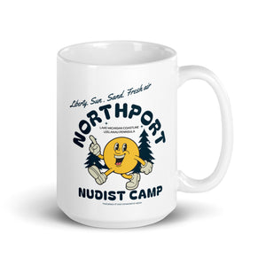 Northport Nudist Camp 15 oz Ceramic Mug  Enjoy Michigan Default Title  
