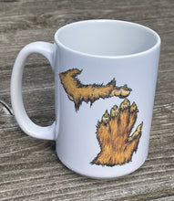 Load image into Gallery viewer, Bigfoot Michigan 15 oz Ceramic Mug  Enjoy Michigan   