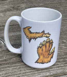 Bigfoot Michigan 15 oz Ceramic Mug  Enjoy Michigan   