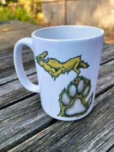 Michigan Dogman 15 oz Ceramic Mug  Enjoy Michigan   