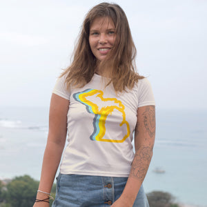 Michigan 70's Women's Relaxed T-Shirt  Enjoy Michigan   