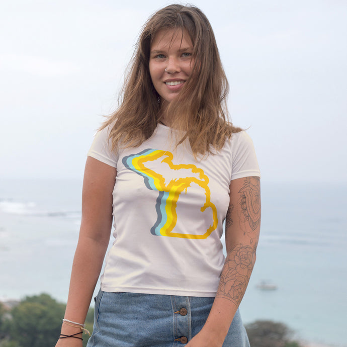 Michigan 70's Women's Relaxed T-Shirt  Enjoy Michigan   