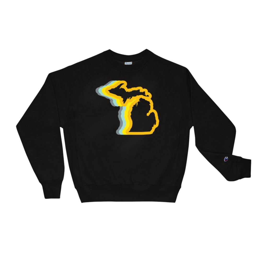 Champion Michigan 70's Sweatshirt  Enjoy Michigan Black S 