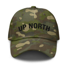 Load image into Gallery viewer, Up North Multicam Dad Hat  Enjoy Michigan Multicam Tropic  