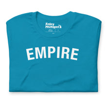 Load image into Gallery viewer, Empire Unisex T-shirt  Enjoy Michigan Aqua S 