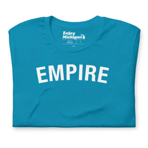 Empire Unisex T-shirt  Enjoy Michigan Aqua S 