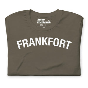 Frankfort Unisex T-shirt  Enjoy Michigan Army S 