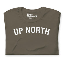 Load image into Gallery viewer, Up North Unisex T-shirt  Enjoy Michigan Army S 