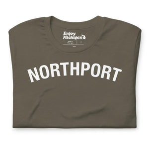 Northport Unisex T-shirt  Enjoy Michigan Army S 