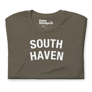 South Haven Unisex T-shirt  Enjoy Michigan Army S 
