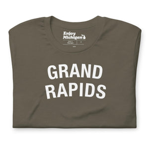 Grand Rapids Unisex T-shirt  Enjoy Michigan Army S 