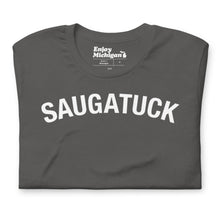 Load image into Gallery viewer, Saugatuck Unisex T-shirt Apparel &amp; Accessories Enjoy Michigan Asphalt S 