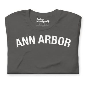 Ann Arbor Unisex T-shirt  Enjoy Michigan Asphalt S Unisex