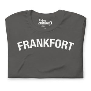 Frankfort Unisex T-shirt  Enjoy Michigan Asphalt S 