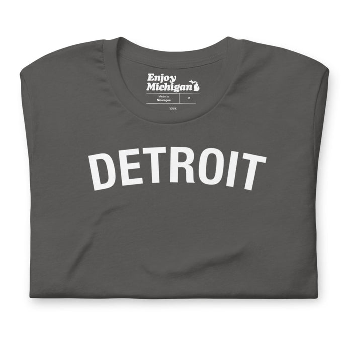 Detroit Unisex T-shirt  Enjoy Michigan Asphalt S 