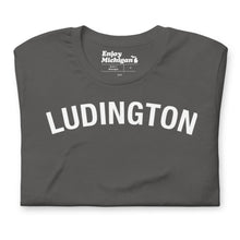 Load image into Gallery viewer, Ludington Unisex T-shirt  Enjoy Michigan Asphalt S 