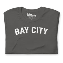 Load image into Gallery viewer, Bay City Unisex T-shirt  Enjoy Michigan Asphalt S 