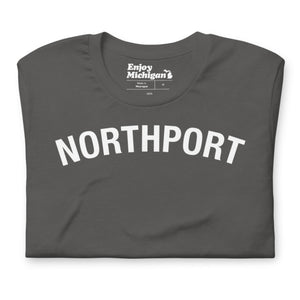 Northport Unisex T-shirt  Enjoy Michigan Asphalt S 