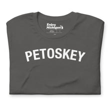 Load image into Gallery viewer, Petoskey Unisex T-shirt  Enjoy Michigan Asphalt S 