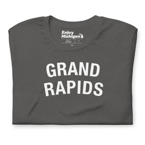 Grand Rapids Unisex T-shirt  Enjoy Michigan Asphalt S 