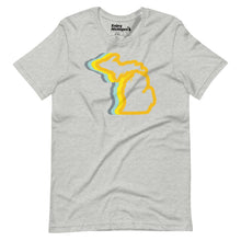 Load image into Gallery viewer, Michigan 70&#39;s Unisex t-shirt  Enjoy Michigan Athletic Heather S 